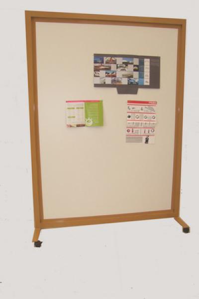 panneau fond melaminé pour exposition